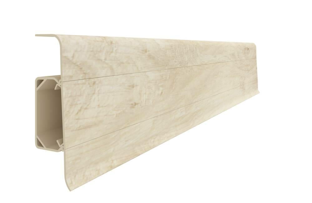 22x67x2500mm Kabellist - fotlist pvc eik 606