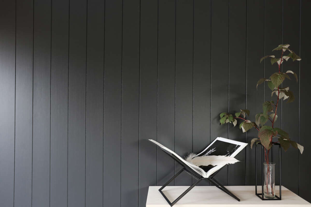 Huntonit Fas 6 bord vegg Dempet Sort