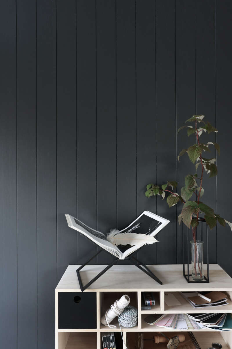 Huntonit Fas 6 bord vegg Dempet Sort