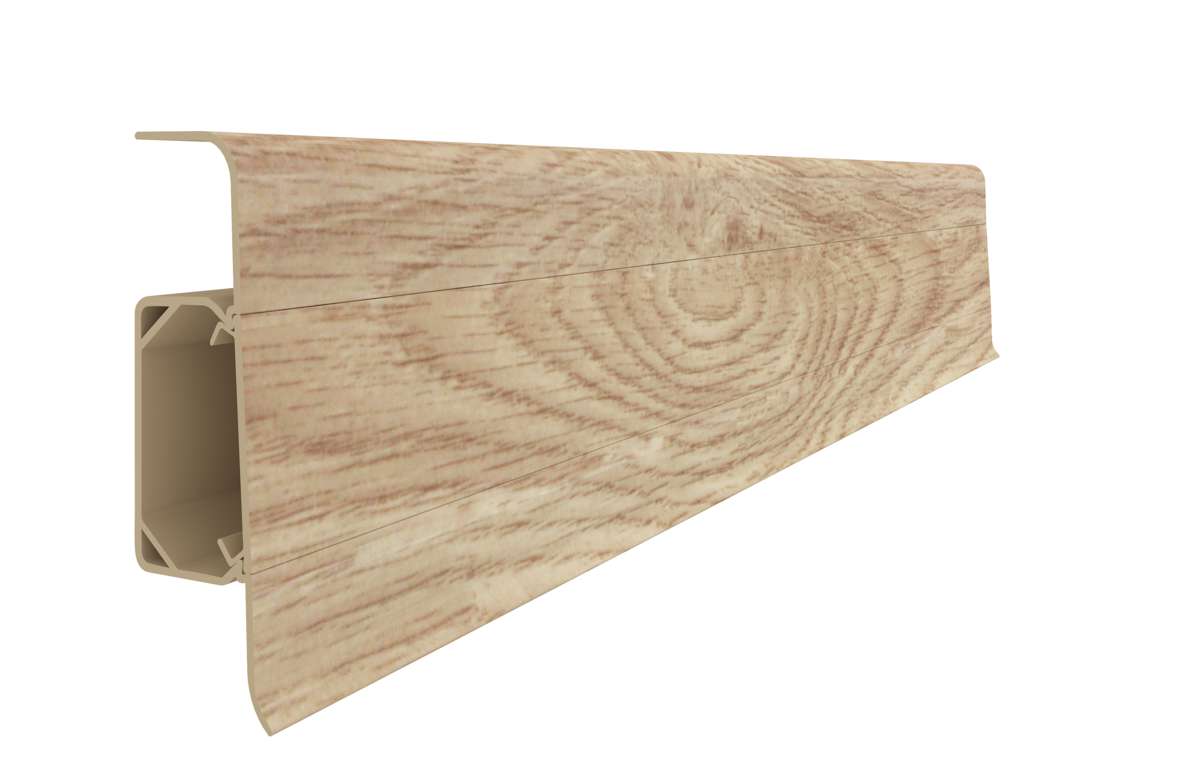 22x67x2500 Kabellist - fotlist pvc eik 607