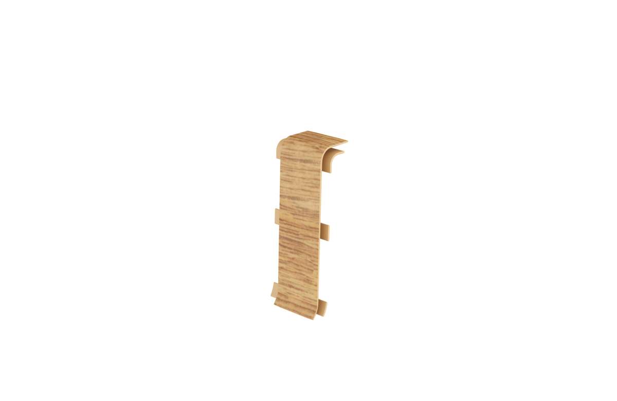 Kabellist - 2 stk skjøtestk pvc eik 608