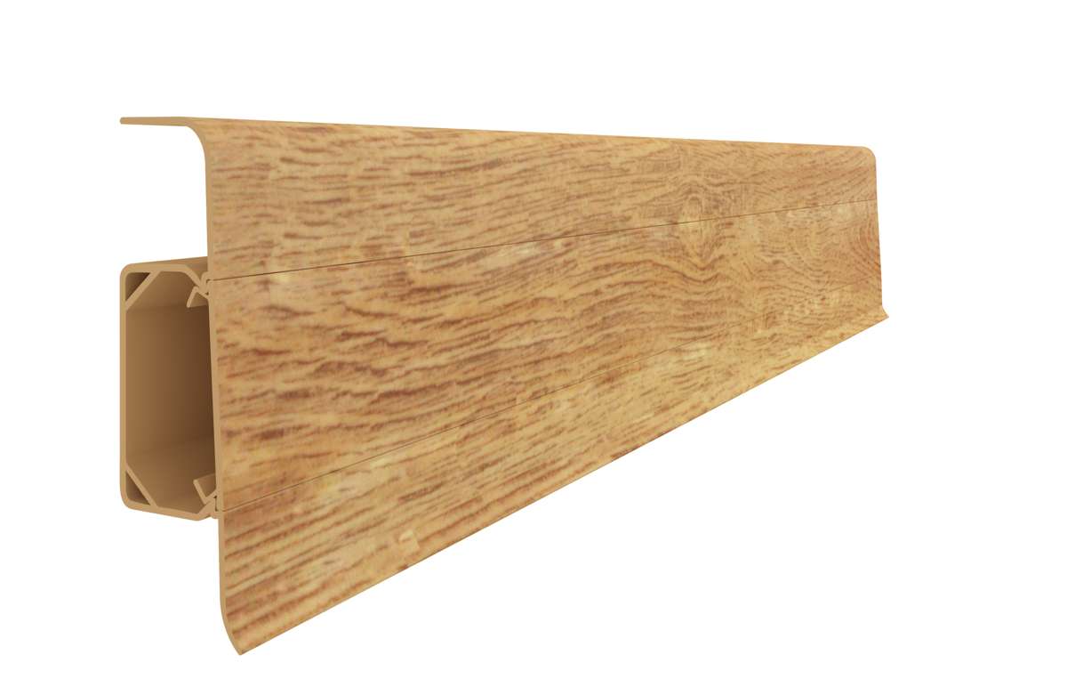 22x67x2500mm Kabellist - fotlist pvc eik 608