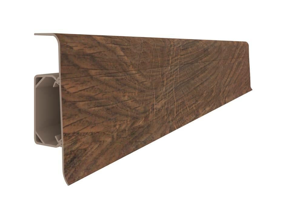 22x67x2500mm Kabellist - fotlist pvc eik 612