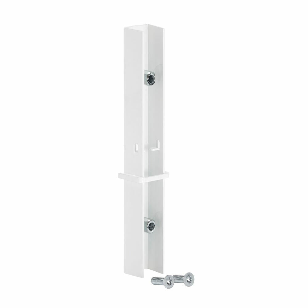 Elfa hvit adapter til forlengerhengeskinne