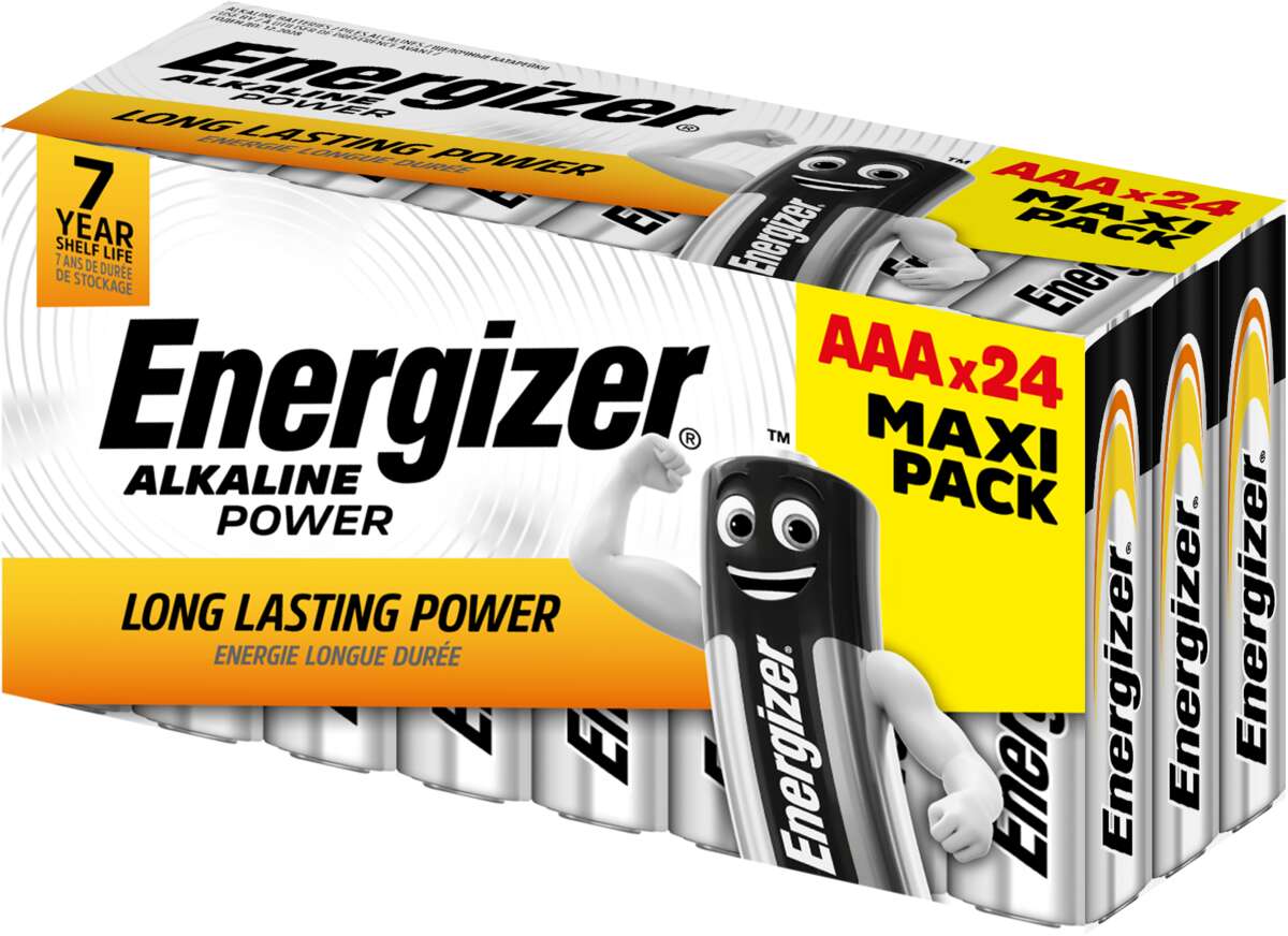 Energizer® AAA batterier 24 pk.