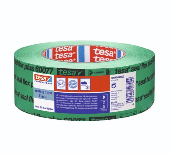 tesa® Damp- og vindsperretape 25m x 50mm