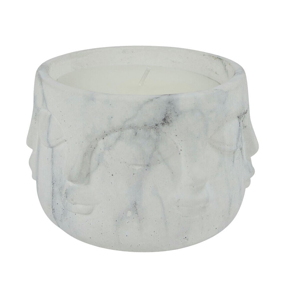 Citronella mygglys med ansikter