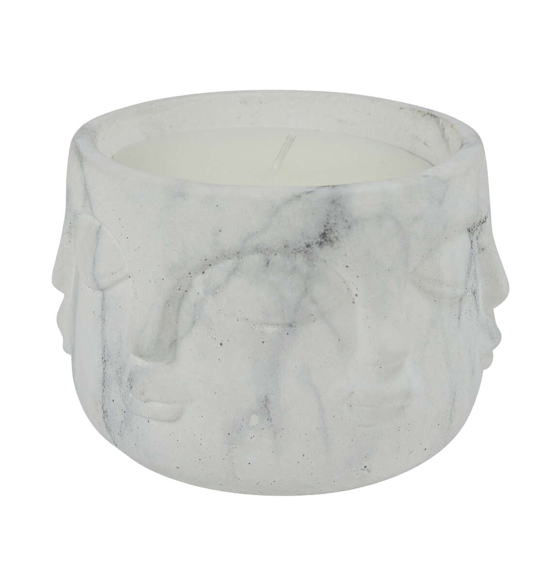 Citronella mygglys med ansikter