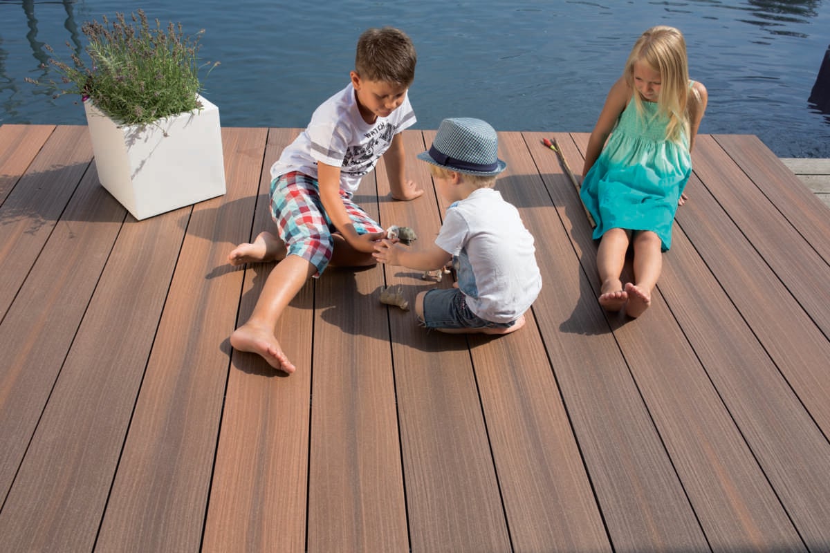 Megawood endeklips sort stål uten skruer