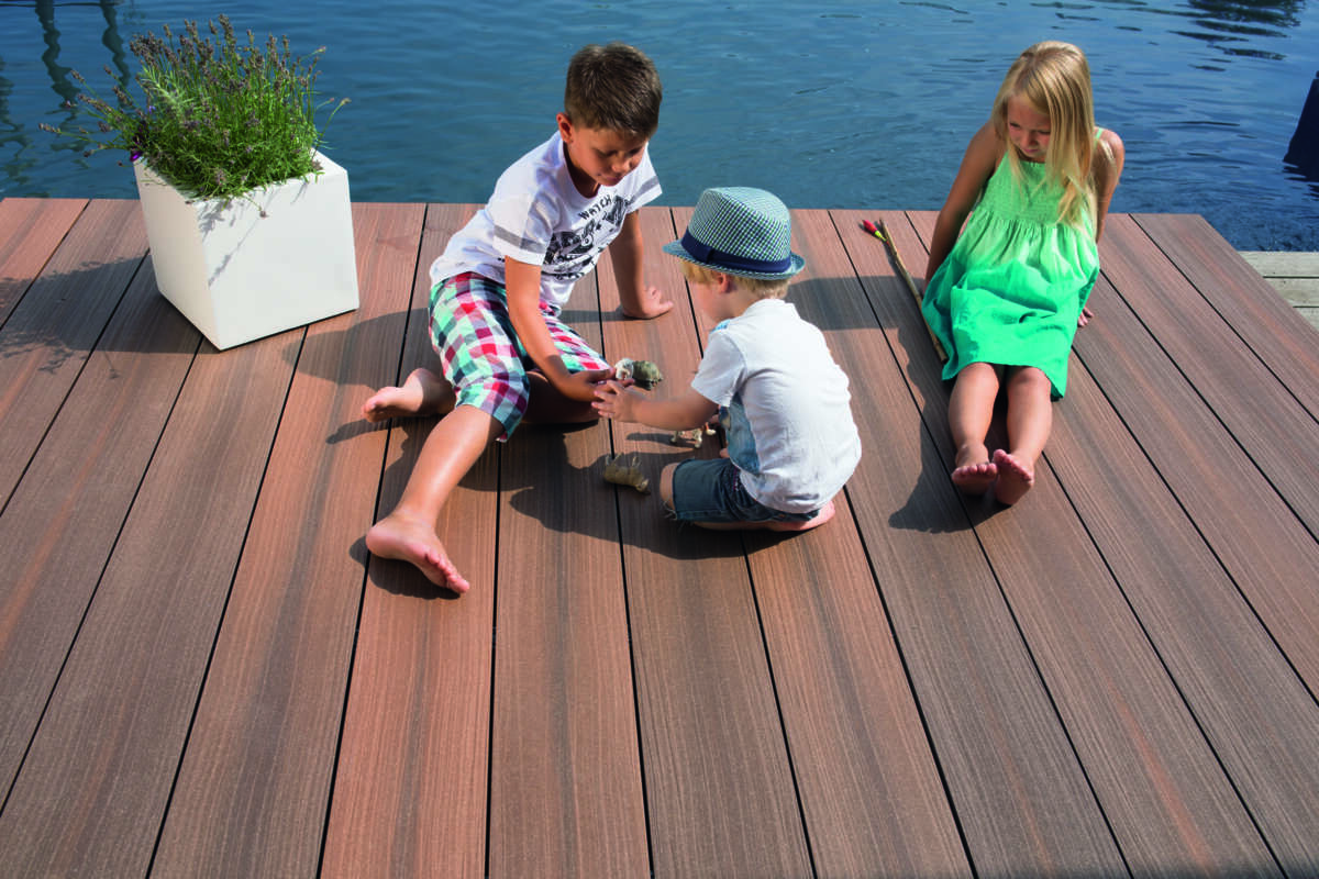 Megawood endeklips sort stål uten skruer