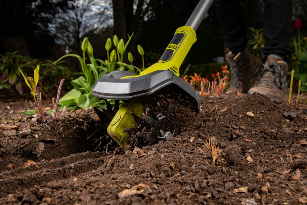 Ryobi RY18CVA-0 jordfreser u/ batteri