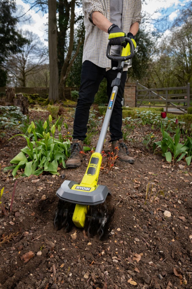 Ryobi RY18CVA-0 jordfreser u/ batteri