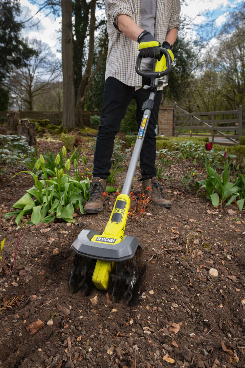 Ryobi RY18CVA-0 jordfreser u/ batteri