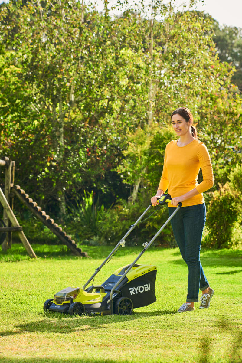 Ryobi OLM1833B gressklipper u/batteri
