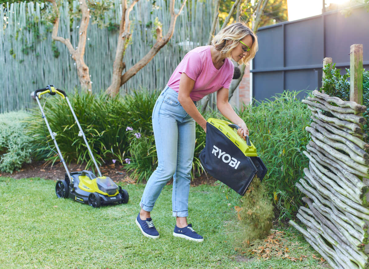 Ryobi OLM1833B gressklipper u/batteri