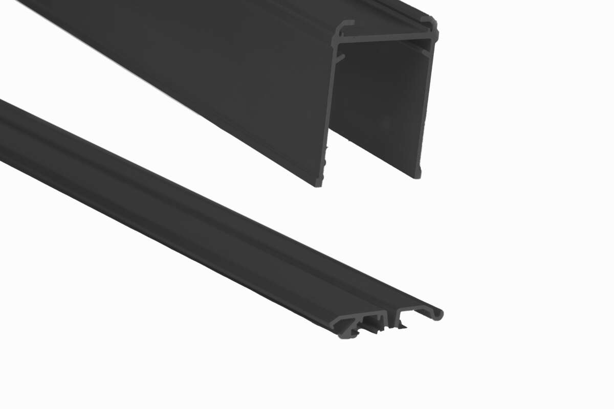 FlexiSlide skyvedør 1-spor tak- og gulvskinner