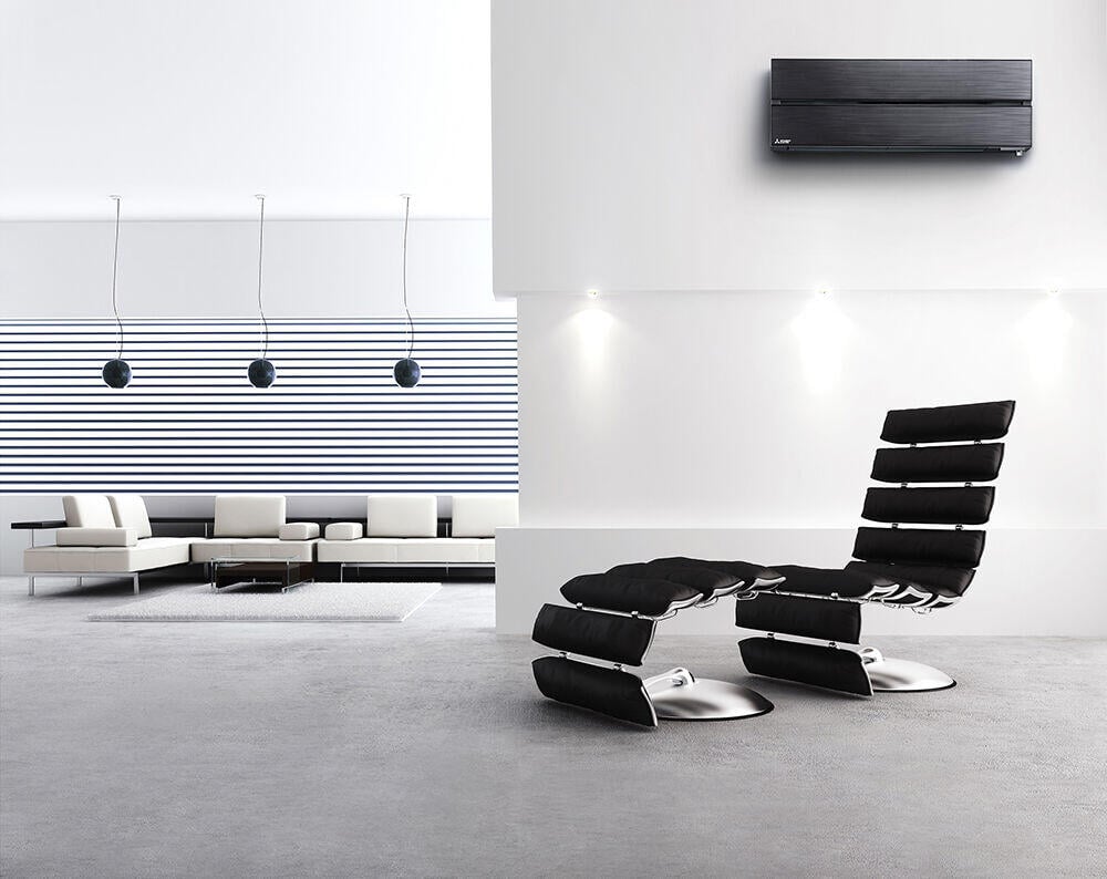 Mitsubishi Kaiteki 6300 varmepumpe, ferdig montert