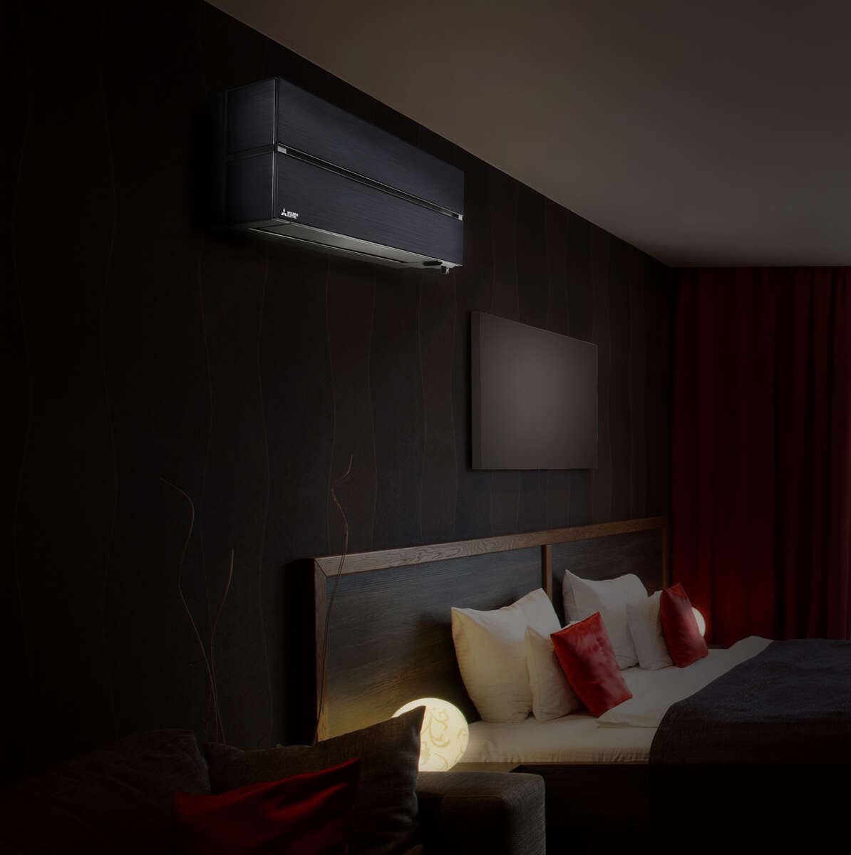 Mitsubishi Kaiteki 6300 varmepumpe, ferdig montert