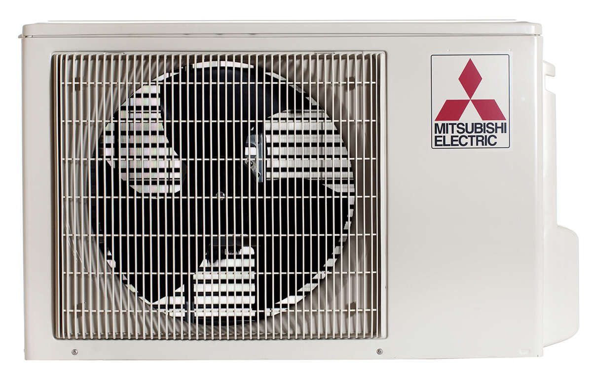 Mitsubishi Zen varmepumpe, ferdig montert