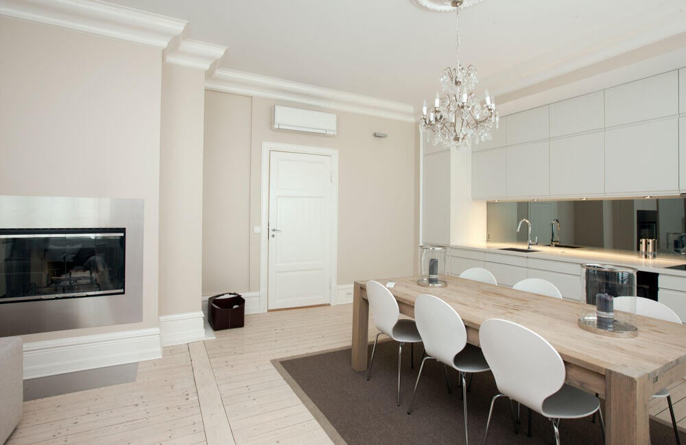 Mitsubishi Zen varmepumpe, ferdig montert