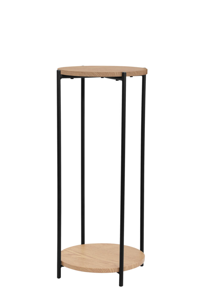 Day tre/sort blomsterbord Ø30 H70 cm