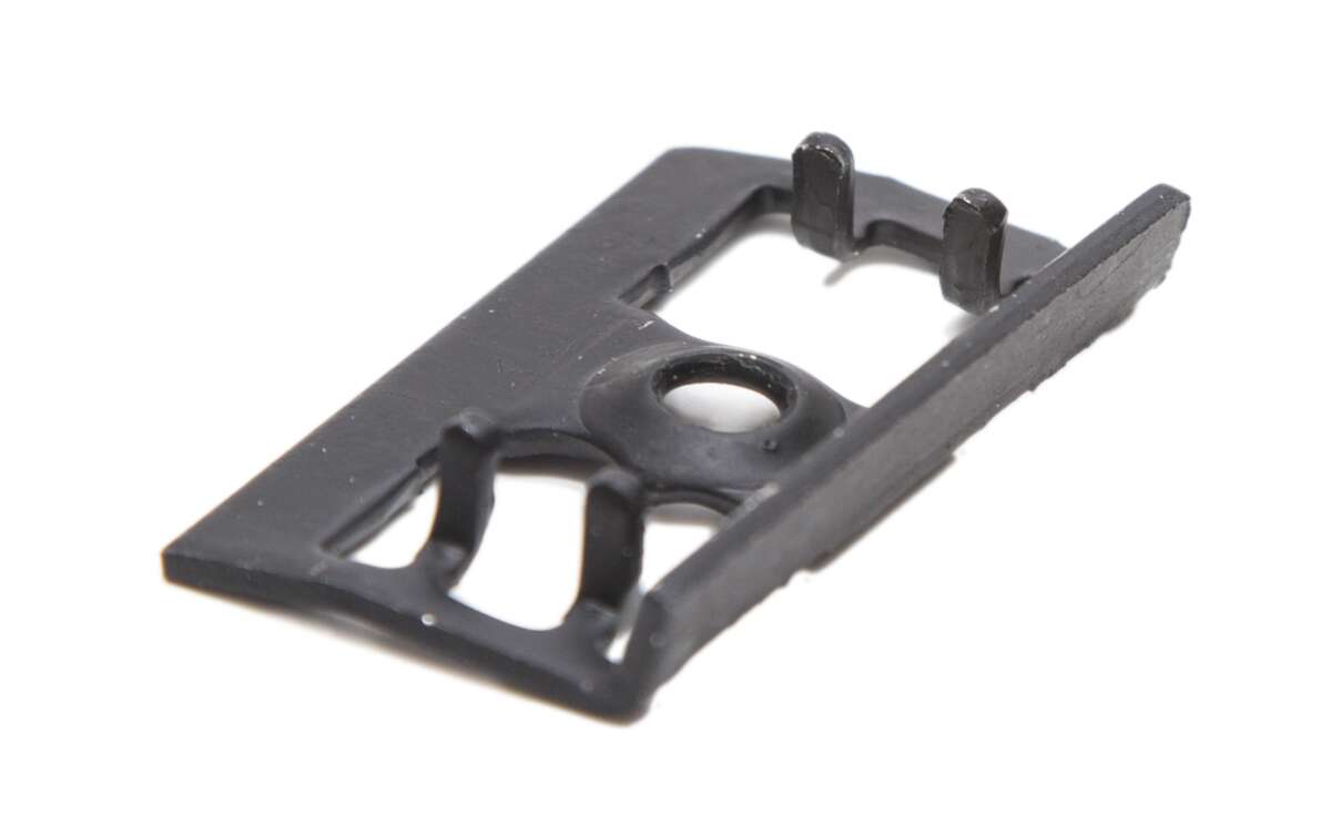 Megawood endeklips sort stål uten skruer