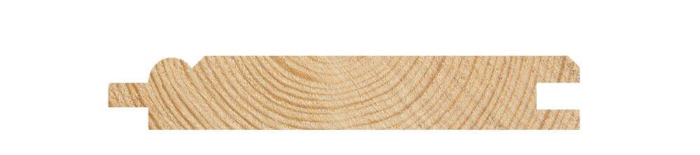 19x120 enkeltfals ubehandlet sveitserkledning