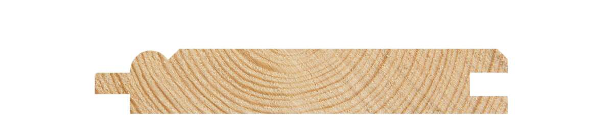 19x120 enkeltfals ubehandlet sveitserkledning