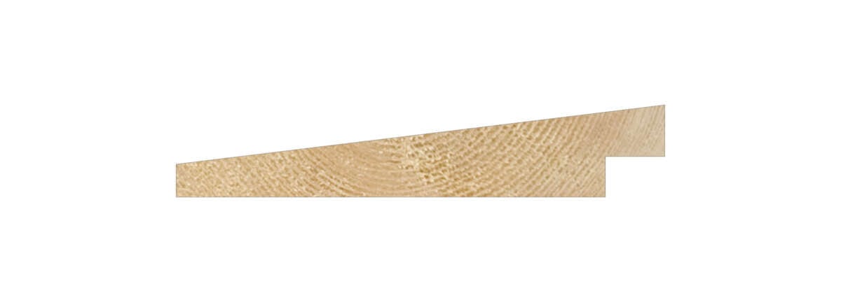 19x148 skråskåret ubehandlet kledning