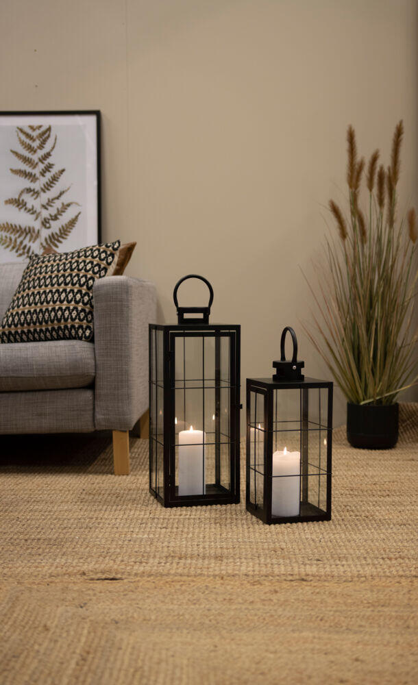 Metall lyktesett, 2 lykter