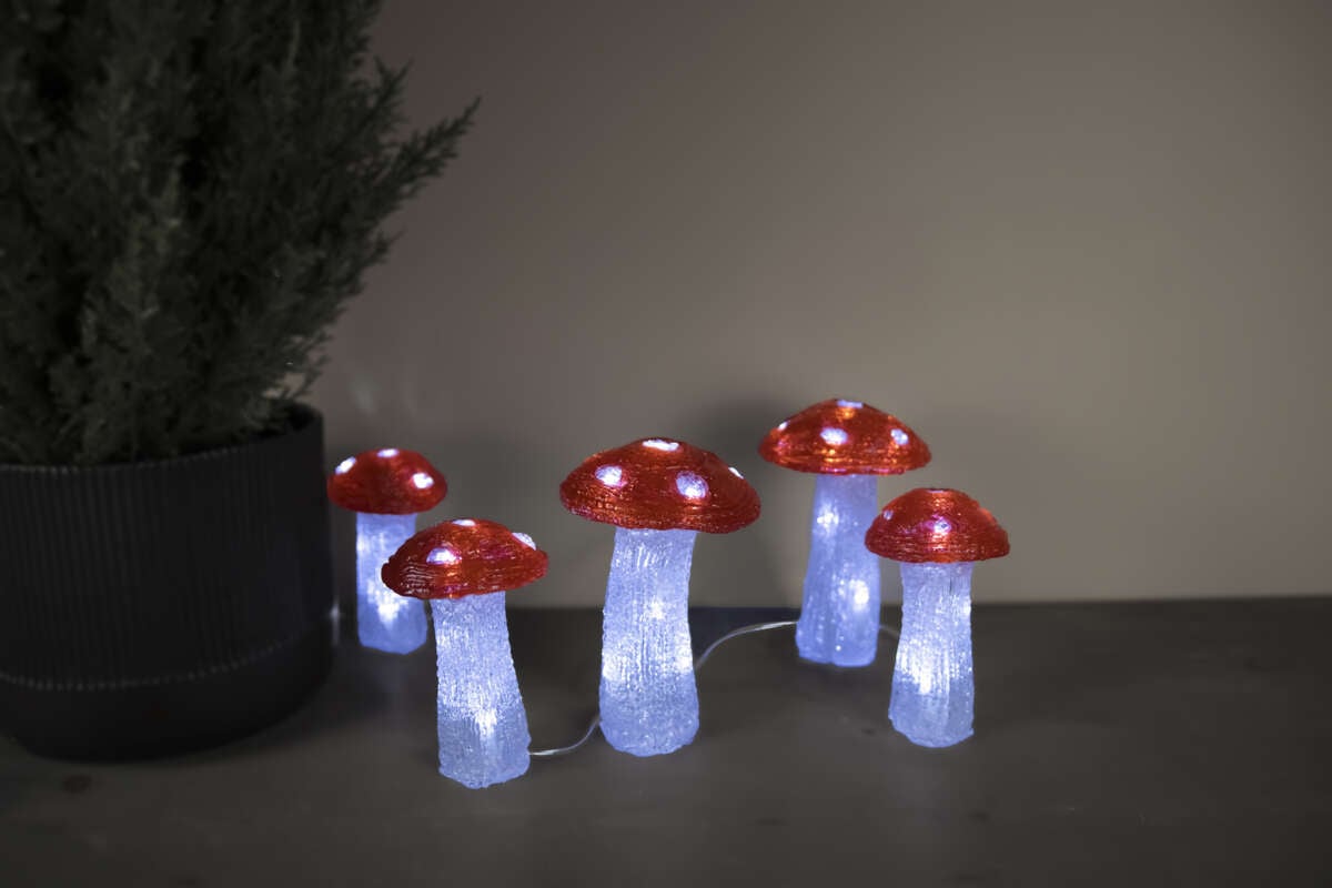 Fia akryl fluesopp 5 stk