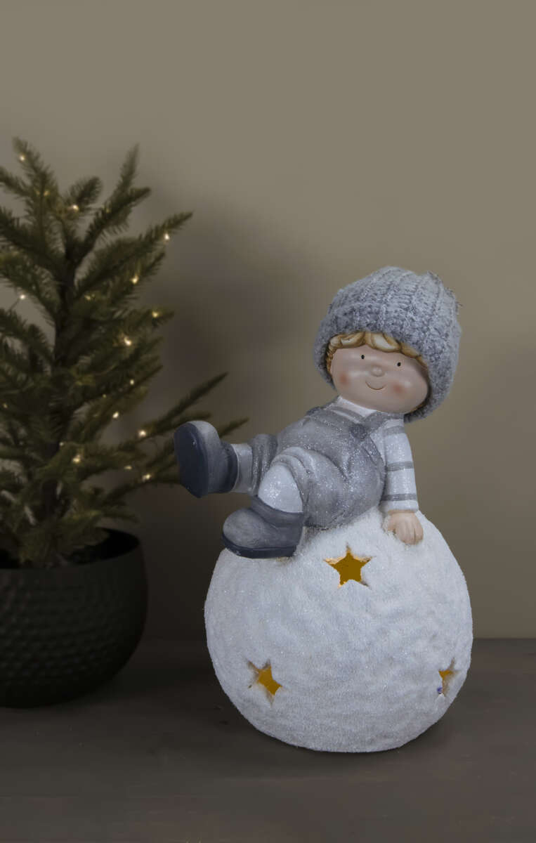 Figur på snøball