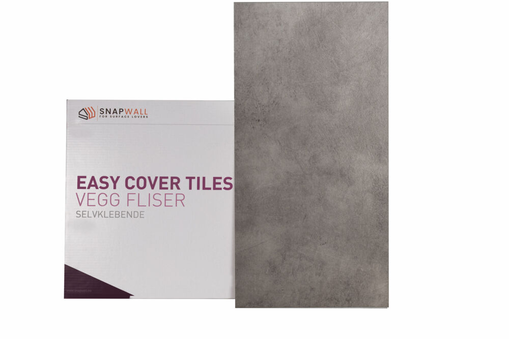 Snapwall Easy Cover Tiles XL Concrete
