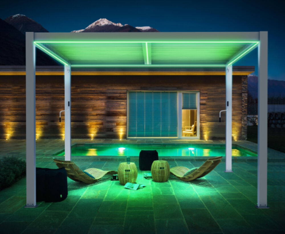 Krifon Stavern pergola ledlys