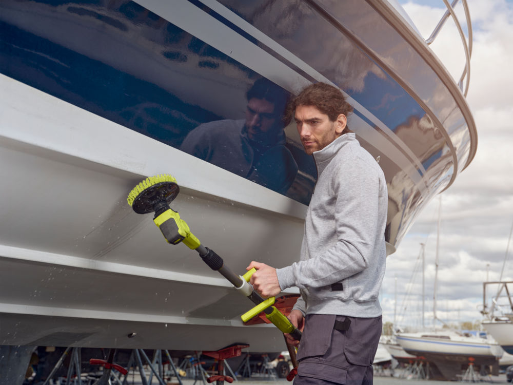 Ryobi R18TPS-0 rengjøringsbørste