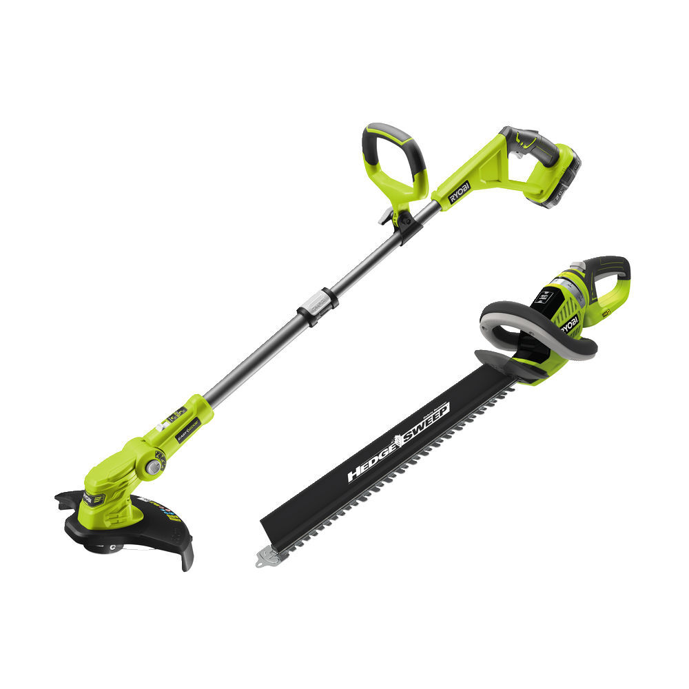 Ryobi RLT1832HT20S gresstrimmer og hekksaks m/batteri
