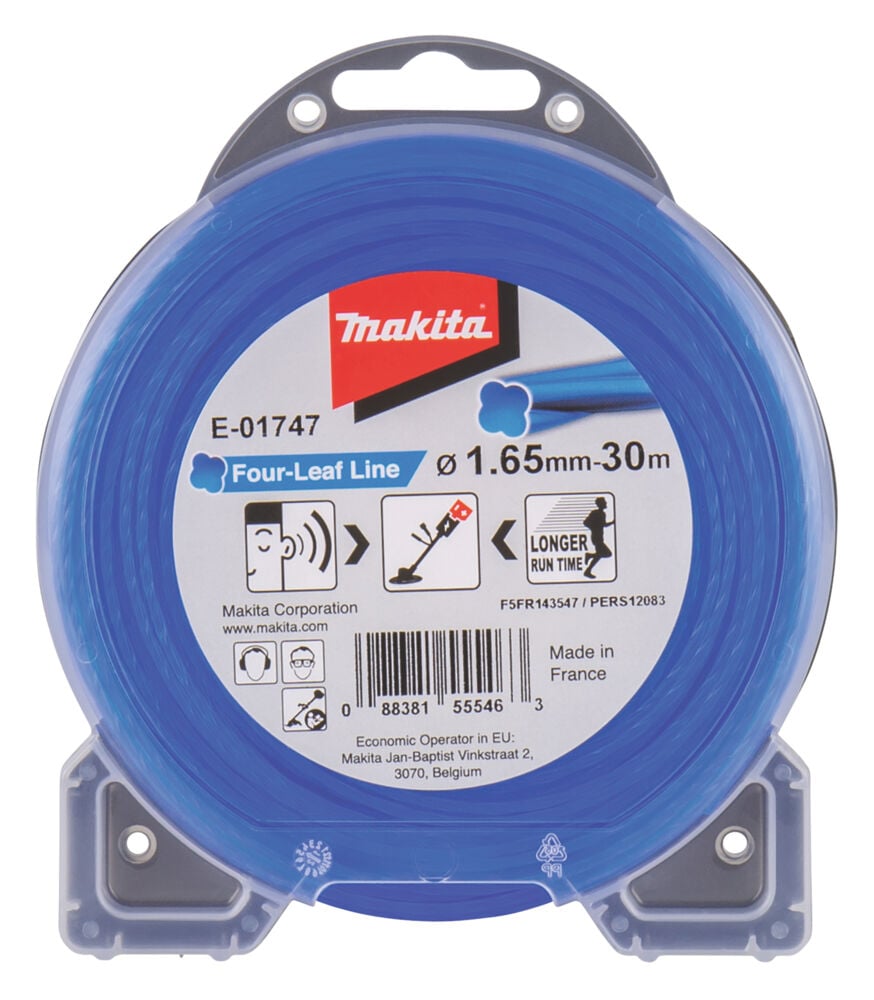 Makita firkløver trimmertråd 30 m x 1,65 mm E-01747