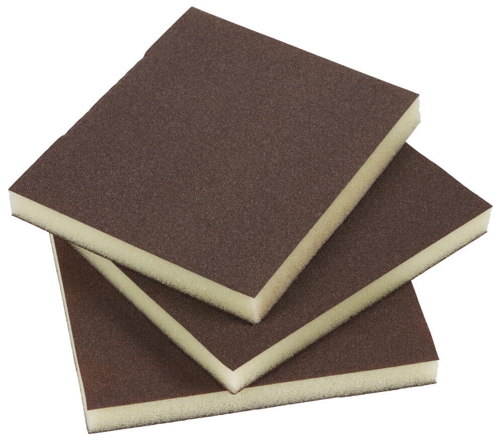 Slipesvamp fleksibel 125 x 97 x 12 mm 3 stk