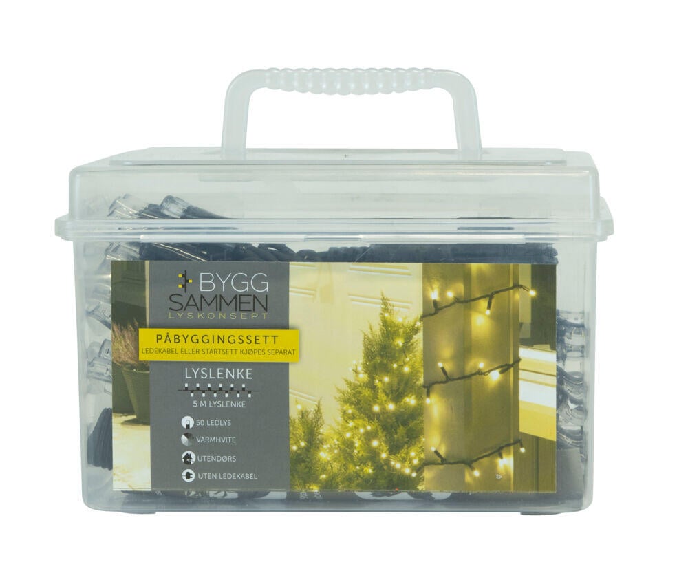 Bygg Sammen 50 LED lysslynge