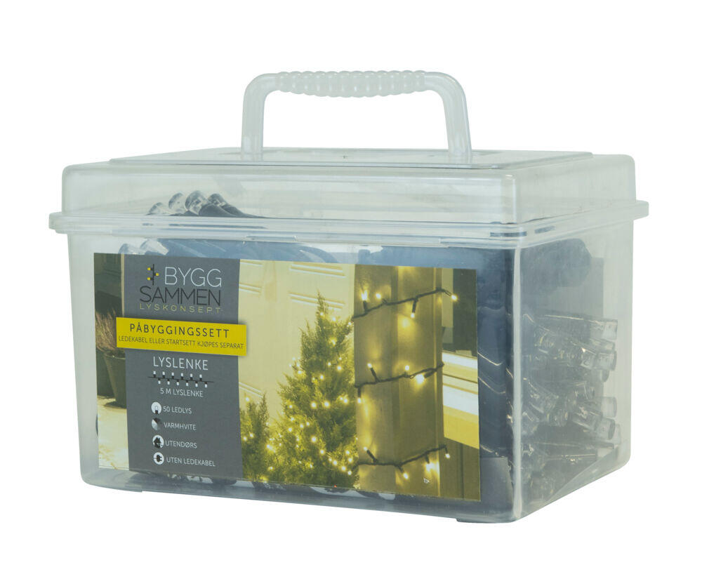 Bygg Sammen 50 LED lysslynge