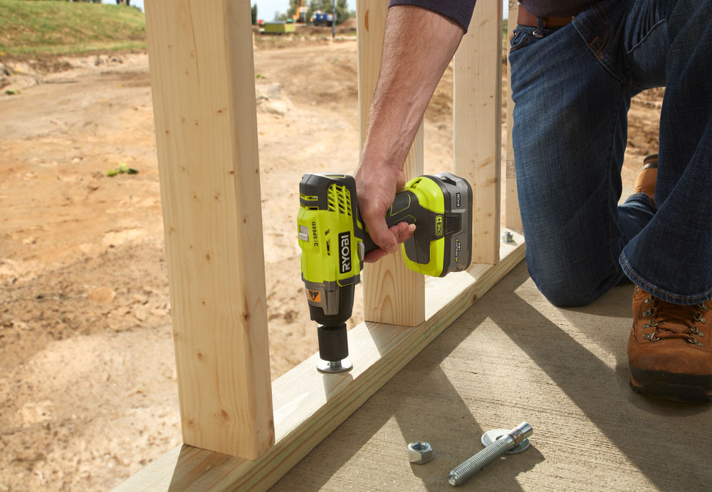 Ryobi R18IW3-120S muttertrekker m/batteri