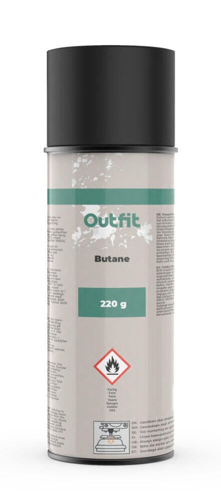 Outfit gassboks 220 g