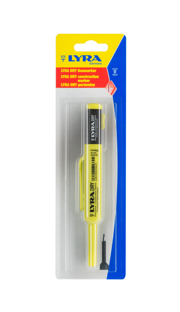 Lyra Dry Graphite Blister merkepenn