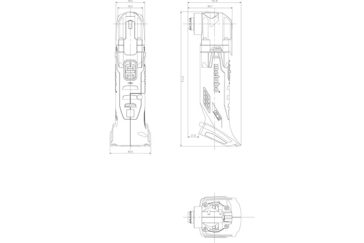 Metabo MT 18 LTX multikutter