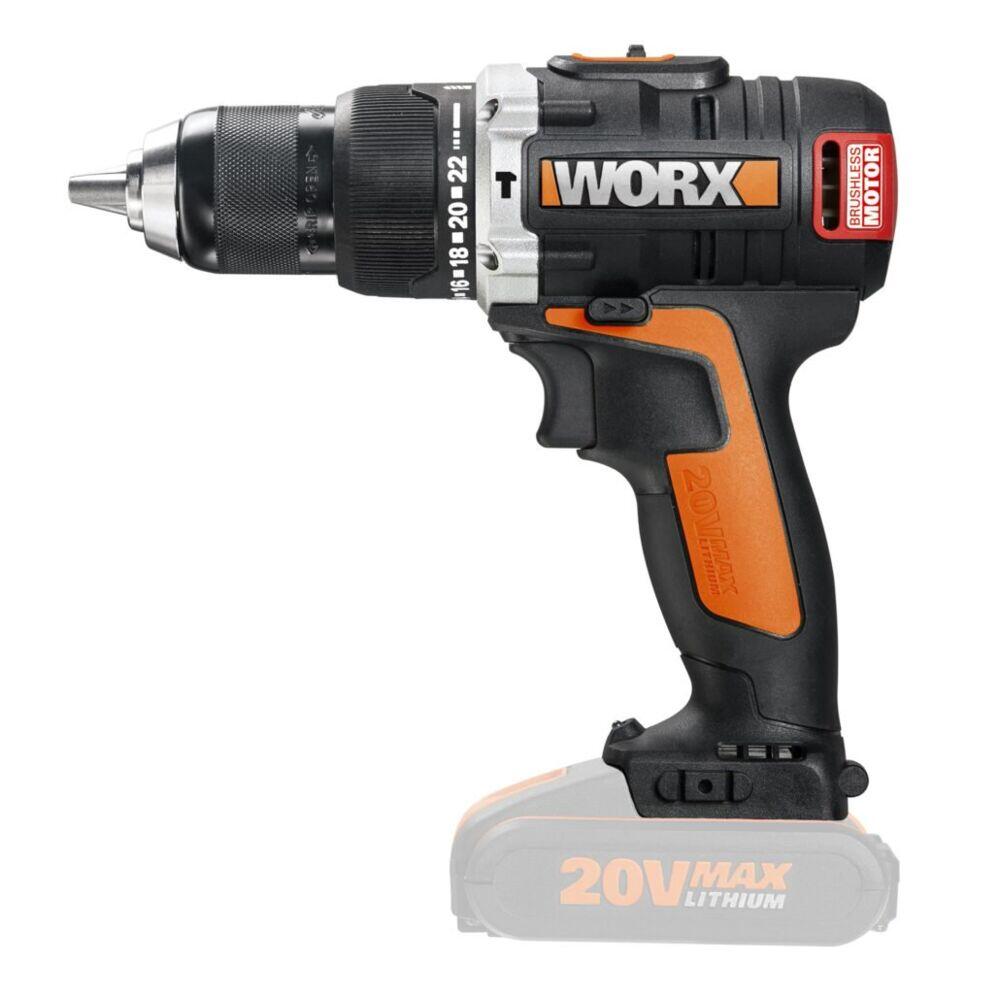 Worx WX373.9 drill u/batteri