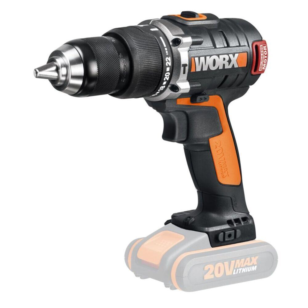 Worx WX373.9 drill u/batteri