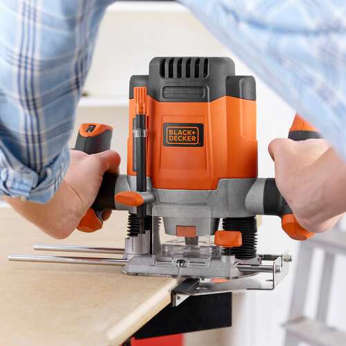 BLACK+DECKER Håndoverfres 1200W 6,35mm KW1200E