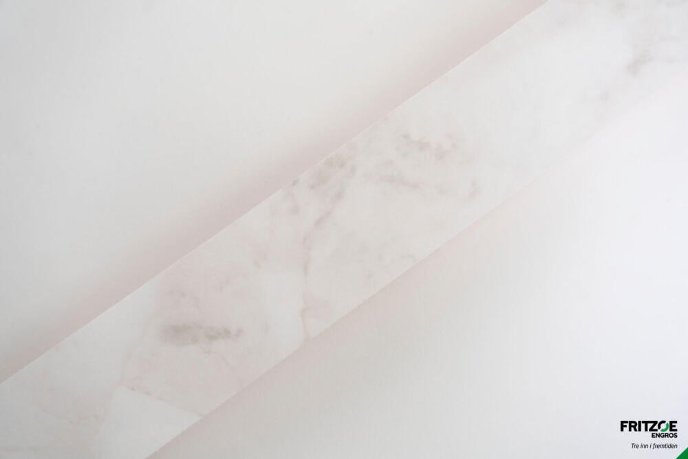 Fritzøe kantlist level kl hvit marmor