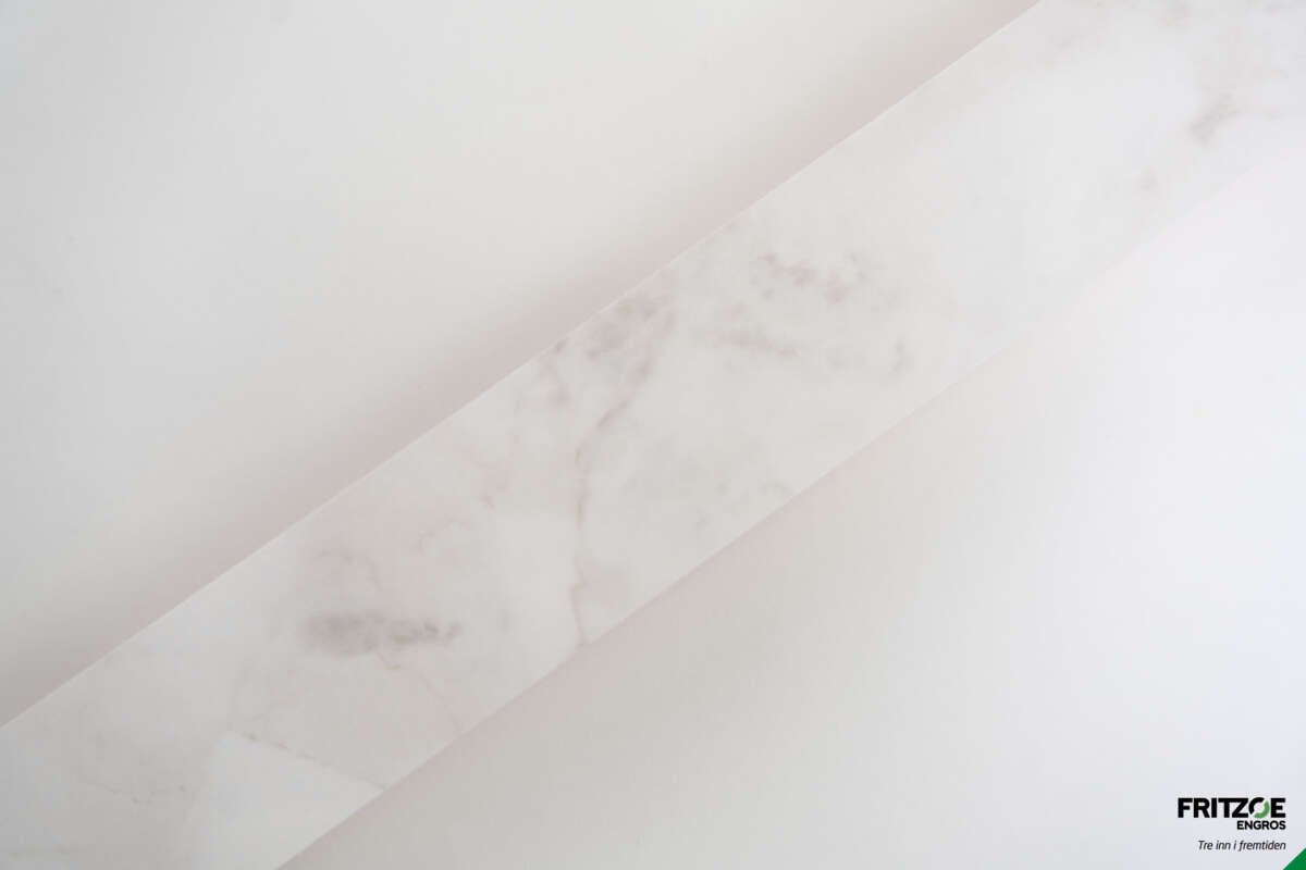 Fritzøe kantlist level kl hvit marmor