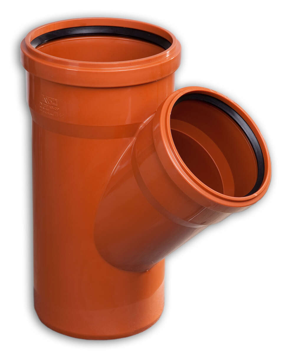 BB Grenrør Ø110 45 grader